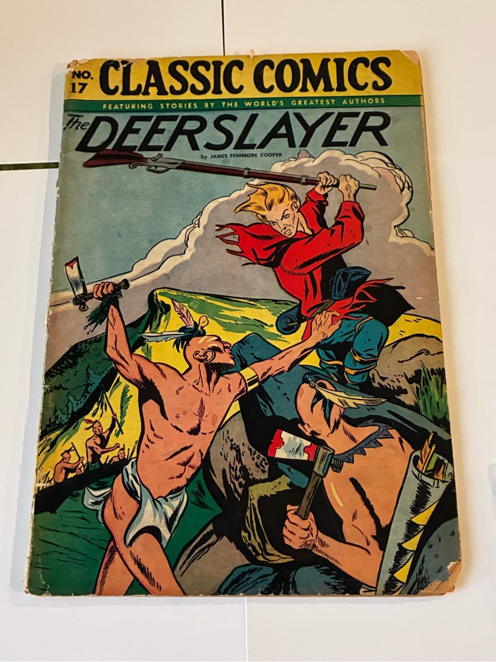 Classic Comics 17 The Deerslayer 2nd Print GD/VG 3.0 Golden Age Comic